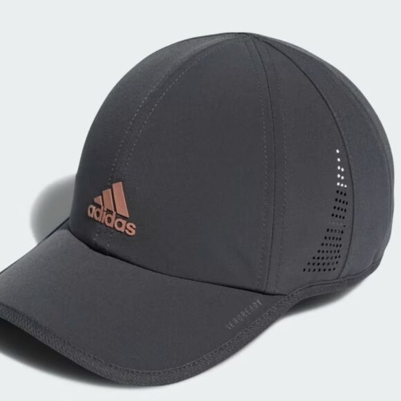 🔸️NWT Adidas Gray Superlite Aeroready UPF 50 Adjustable Hat One Size - Picture 1 of 14